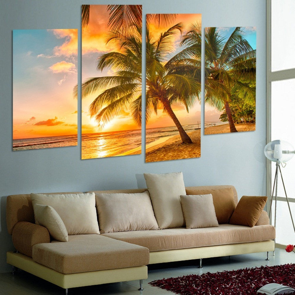 Palm Sunset | Canvas For Good - Affordable Wall Art